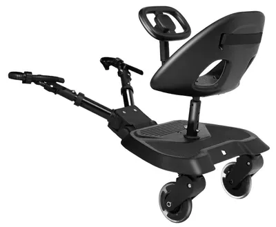 Tablă pentru cărucior cu scaun KikkaBoo - Ally XL, Black