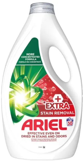 Detergent lichid Ariel - Extra+ Stain Removal, 50 spălări