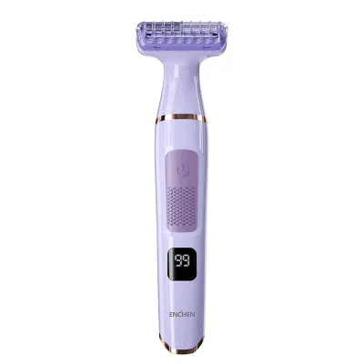 Aparat de ras electric ENCHEN Trimmer A1, Uscat si umed, Putere 5W, 600 mAh, Purple