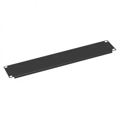 Panou masca metalic 19" 2U RAL9005 Negru, Value 26.99.0299