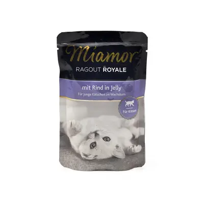 Miamor Plic Kitten: hrană umedă pentru pisici, 12-month, aromă vită: 100 g