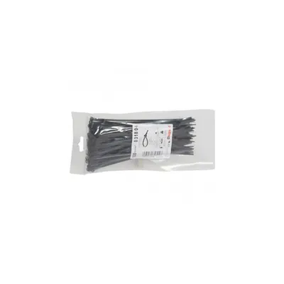Brida - adancime 3.5 mm - L. 180 mm - sachet 100 pcs - negru