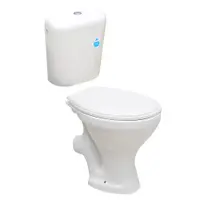 Set vas WC pe pardoseala cu rezervor Essential CIL + mecanism si capac polipropilena