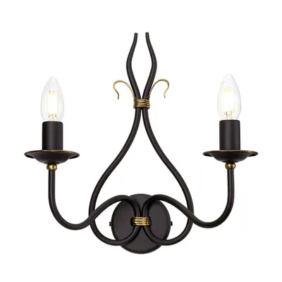 Aplica Windermere 2 Light Wall Light