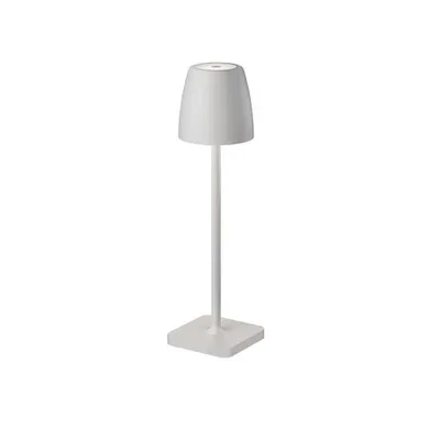 Lampa podea COLT Nisipiu Alb Aluminiu turnat Aluminiu & Acrylic LED 2 Wat 207Lm 3000K IP54 Beam Angle 62O DC 5V Intrerupator On/Off USB Wire Dimabil