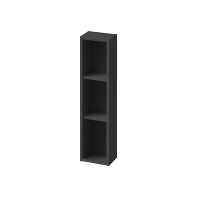 Dulap suspendat, modul deschis, 20x80 cm, antracit, Cersanit Larga