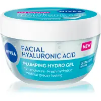 NIVEA Facial Plumping Hydro Gel gel hidratant facial cu acid hialuronic 100 ml