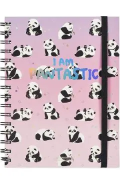 Carnet cu spirala: Panda
