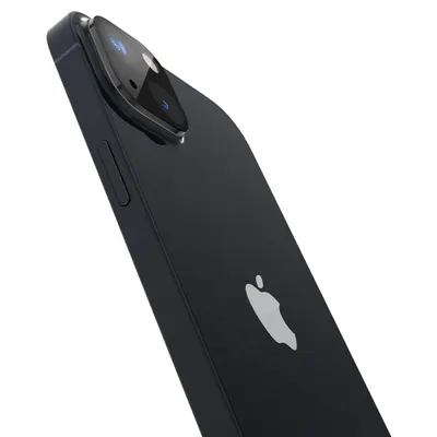 Folie de protectie Camera Spate Techsuit pentru Apple iPhone 14 Plus / 14, Sticla Securizata, Neagra