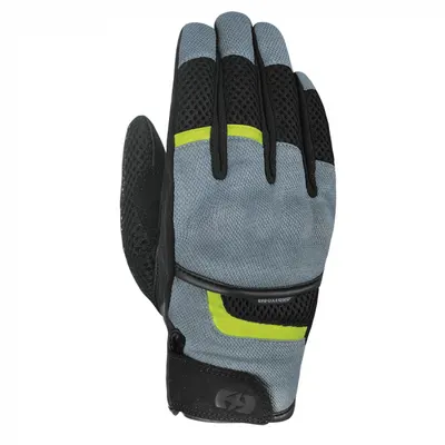 Manusi piele+textil Oxford Brisbane Air Glove, negru gri, S