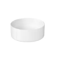 Lavoar pe blat alb 38 cm, rotund, Cersanit Crea