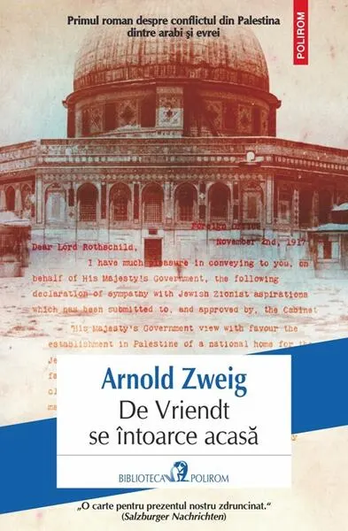 De Vriendt se întoarce acasă - Paperback brosat - Arnold Zweig