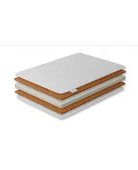 Patut mic co-sleeping din lemn classic alb cu saltea Cocos Spuma Cocos 90 x 40 x 7 cm
