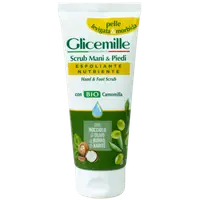 Crema exfolianta cu glicerina si musetel bio pentru maini si picioare, 100ml, Glicemille