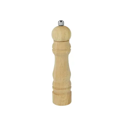 Râșniță din lemn de cauciuc pentru piper Metaltex, înălțime 17 cm