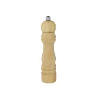 Râșniță din lemn de cauciuc pentru piper Metaltex, înălțime 17 cm