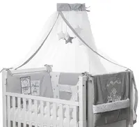 Baldachin Bambino Casa - Paris, grigio