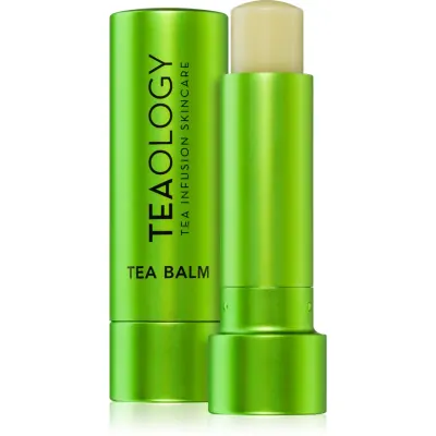 Teaology Tea Balm balsam pentru buze cu efect hidratant cu acid hialuronic culoare Matcha Tea - transparent 4 g