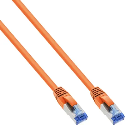 Cablu de retea RJ45 Cat.6A SFTP PiMF 2m Orange, InLine IL76802O
