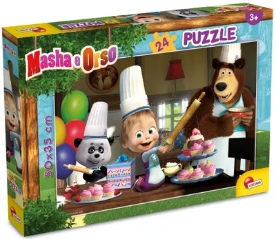 Puzzle pentru copii Lisciani din 24 piese - Vom învăța împreună.