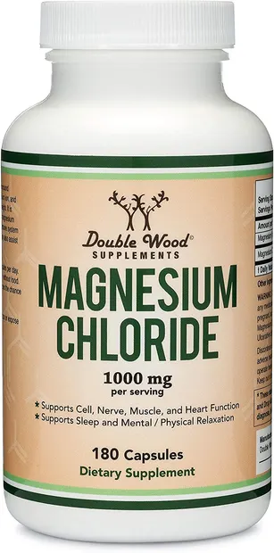 Magnesium Chloride, 180 capsule, Double Wood