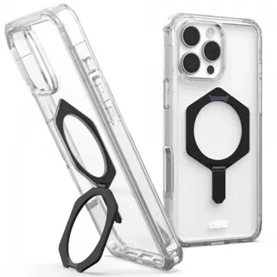 Husa MagSafe pentru Apple iPhone 16 Pro, Urban Armor Gear, Plyo XTE, Neagra Transparenta