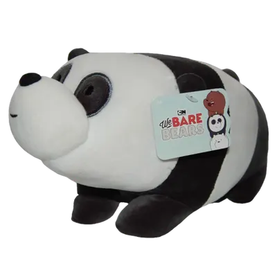 Jucarie din plus spandex Panda Cool, We Bare Bears, 28 cm