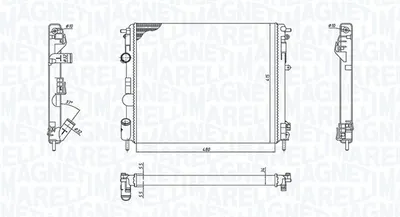 Radiator Motor (automat Manual) Potrivit Dacia Logan, Logan Express, Logan Mcv, Sandero, Solenza; Renault Clio Ii, Clio Ii Hatchback, Kangoo, Kangoo Express, Logan I, Thalia I 1.0alk-1.9d