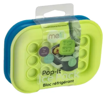 Formă din silicon pentru congelare Melii - 2 buc, Blue/Lime
