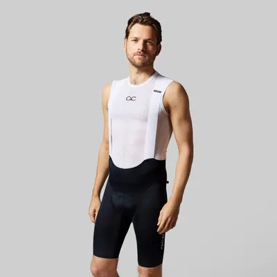 Professional Pantaloni Scurți cu Bretele Căptușiți Premium Șosea