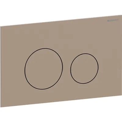 Clapeta actionare dubla rezervor wc ,rosu auriu periat, Geberit Sigma40