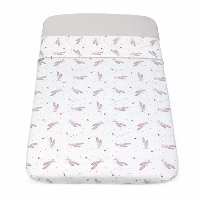 Set lenjerie patut Chicco Next2Me, Pink ballet, 0 luni+