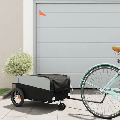 Gossi remorca pentru biciclete, negru, 30 kg, fier