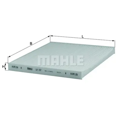 Filtru, aer habitaclu KNECHT LA 157