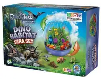 Set educațional Nikola Tesla - Habitat de dinozauri, 11 piese