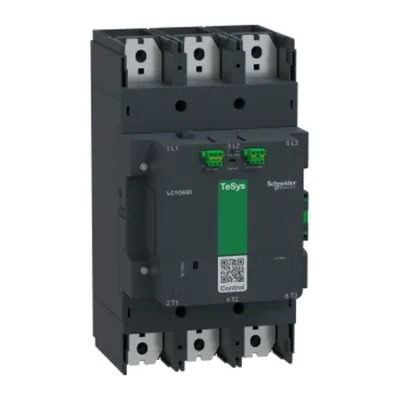 Contactor TeSys Giga, 3P (3 NO), AC-3 <= 440V 630A, versiunea avansata, bobina 48..130V c.a./c.c.