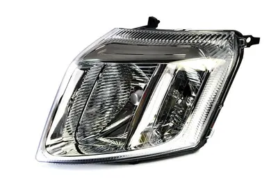 Far fata Dreapta (H4/PY21W/W5W, electric, cu motor, culoare insert: cromat, culoare semnalizator: transparent) potrivit CITROEN C2, C2 ENTERPRISE