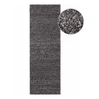 Covor tip traversă gri închis țesut manual din material bouclé 80x200 cm Notting Hill Portobello – Ted Baker