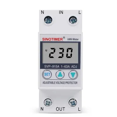 Releu digital de protectie tensiune 80A SVP-915A-80A ecran digital LED consum kwh