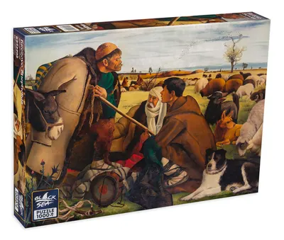 Puzzle Black Sea Premium din 1000 de piese - Ciobanii din Brezov
