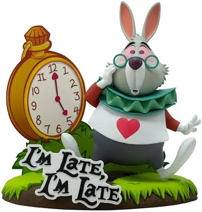 Statuetă ABYstyle Disney: Alice in Wonderland - White rabbit, 10 cm