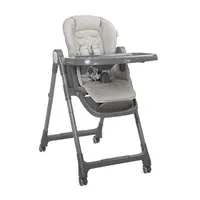 Scaun de masa inalt pentru copii Lorelli Chef Beige Leather 3 in 1, reglabil in mutiple pozitii, dotat cu roti si suport pentru picioare