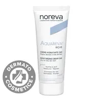 Crema hidratanta cu textura bogata Aquareva, 40ml, Noreva