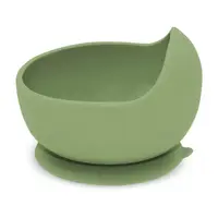 Bol, Petite&Mars, Take&Match, Din silicon, Cu ventuza, Fara BPA, Adecvat pentru masina de spalat vase si microunde, Nu absoarbe mirosuri, 6 luni+, 360 ml, Sweet Pea, Verde