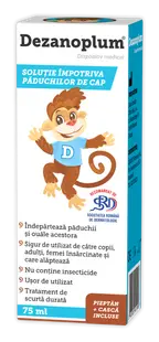 Dezanoplum solutie impotriva paduchilor, 75 ml, Zdrovit