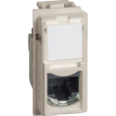 Priza date RJ45 Cat5e Utp Bticino Living Now KM4279C5E, nisip