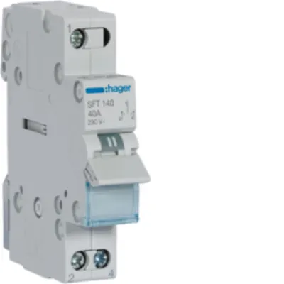 Inversor 1P 40A, 230V I-0-II, pct.comun sup. 1M