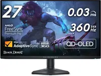 Monitor gaming Dell - Alienware AW2725DF, 27'', 360Hz, 0.03 ms, OLED