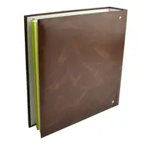 Album foto classic 23x28 cm, 50 pagini albe autoadezive, tip caiet mecanic culoare maro