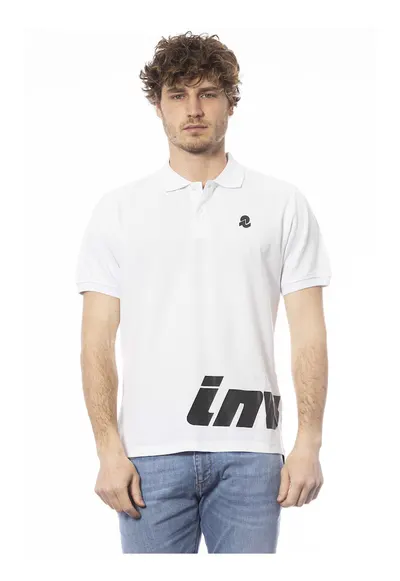 Tricou polo cu logo - Alb